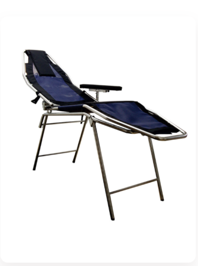 Mobile blood sampling chair