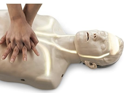 Mannequin de massage avec LED ROUGES