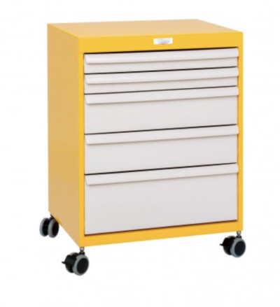 Bloc tiroirs mobile 9 modules equipé