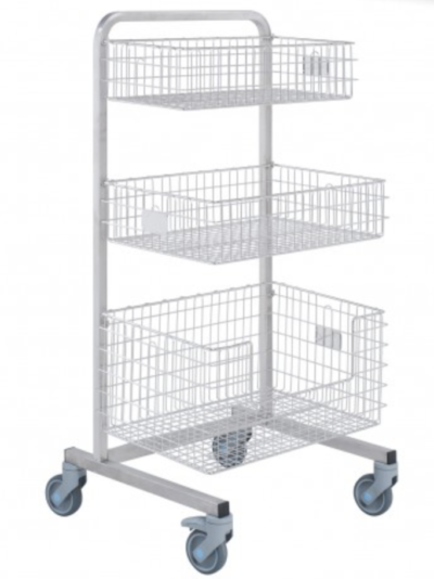 Stainless Steel Support Cart for Baskets