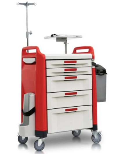Emergency cart for intensive care and surgery