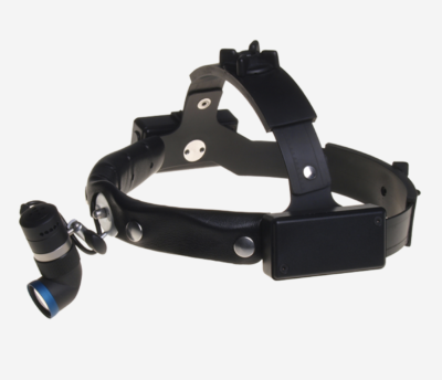 Wireless headlamp for ENT