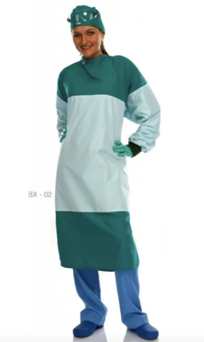 Tablier de protection intégrale de bloc opératoire