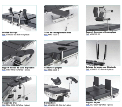 Surgiline 3000R Operating Table Accessories
